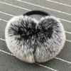 Ear Muffs Winter Women Warm Real Fox Fur Earmuffs Girl's Earlap Ultralarge Imitation Ladie's Plush Ear Muff 231205