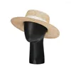 Breda brimhattar King Wheat Summer 2023 Big Flat tak Kvinnor Straw Sun Hat Dreatoble Ribbon Decoration Outdoor Travel Fashion Cap