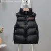 Gilet da donna di design Piumino con cappuccio Parka senza maniche Uomo Donna Originale PAXXX Home Lettera Cappotto opaco Autunno Inverno Slim Outwear Cappotti Capispalla impermeabile