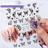 Bonecos de neve natal nail art adesivo manicure diy decorações de unhas para mulheres meninas 5 folhas