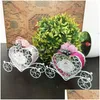 Gift Wrap Cute Lovely Cinderella Carriage Candy Chocolate Boxes Birthday Party Favour Decoration Heart Shape Favor Lz0476 Dr Dheky