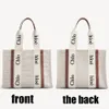 CLO WOODY Tote Bag Luxury Handbags Totes Women's Fashion Cross Body Classic Large Capacity With Handles Letters Canvas Shopping Beach Bag A Best Christmas Gift