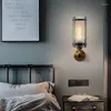 Настенная лампа Винтажная светодиодная спальня спальня для спальни лестницы