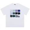 T-shirts pour hommes embellissement de tissu patchwork simple créatif brodé t-shirt ample à manches courtes 230414