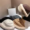 베레모 여성 솜털 버킷 모자 겨울 따뜻한 차가운 냉 보호 어부 캡 고품질 플러시 플러시 도둑 패션 레이디 파나마