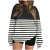 Hoodies للسيدات o-neck Long Sweeve Sweatshirt نمط طباعة غير رسمي بالإضافة إلى الحجم الأساسي قمم Sports Switshirts Women 2023
