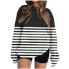 Dames Hoodies O-hals Lange mouw Sweatshirt Print Patroon Informeel Grote maten Basic Tops Sport Pullover Sweatshirts Dames 2023