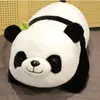 50/70CM Cute Lying Panda Plush Toys Kawaii Bamboo Shoot Panda Bear Dolls Stuffed Soft Pillow for Children Birthday Gift