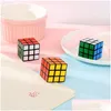 Cubi magici Cubo puzzle Dimensioni ridotte 3 cm Mini gioco Apprendimento Educativo Buon regalo Giocattolo Giocattoli di decompressione Regali di consegna a goccia Puzzle Dh3Tf