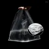 Gift Wrap 50Pcs Supermarket Plastic Bags With Handle Useful Storage Transparent Shopping Bag Food Packaging Keep Fresh Tools