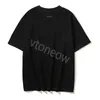 2023 Yaz Erkek Tişörtler Tasarımcı Tee Lüks Akıllı Mektup Tişört Tişört Klasik Moda Kadınlar Ess Kısa Kollu Pamuk T-Shirt Korku Üstleri Ofgod 1 En9o