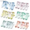 Kids Socks 5Pairs/lot 0-24M Infant Baby for Boys Girls Cotton Mesh Newborn Toddler First Walkers Baby Clothes AccessoriesL231114