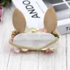 Accessoires pour cheveux Beau bébé filles Jour de Pâques Bandeau Lapin Oreille né Po Props Mignon Élastique Fleur Couronne Bandeaux Partie Cheveux Accessoires 230413