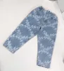 Lyxdesigner Baby Jeans Autumn Denim Kids Pants Storlek 100-160 Multipel tvättprocessbehandling Barnbyxor 10 november