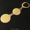 Brincos Dangle Adixyn Gold Coin Money Brincho Color Islam Jewelry Anniversary Gift Mulheres árabes Meninas atacado