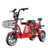 Three Whees Electric Scooters Adults Electric Bicycles 12 Inch Tricycle Dual Motor 500W 48V Electric Scooter Bike With Seat