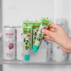 Förvaringsflaskor kylskåp multifunktionell väggmonterad organisering av kök litet hängande behållare för röran kosmetisk sås