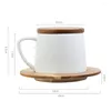 Tazze Tazza Tazza Tazze da caffè in ceramica Bere porcellana Latte Cappuccino Piattini Bere acqua Espresso Piattino Coperchio Ceramica creativa