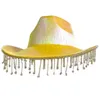 Berets Rhinestones Cowboy Hat Bride Cowgirl Bachelorette Party