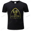 T-shirts pour hommes Leffe-vous-même et marchez si vous pouvez encore t-shirt Texte français Humour Bière Alcool Boire Amoureux Taille UE T-shirt 230414