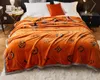 Simple Milk Fiber Duvet Cover One-Piece Double-Sided Mink Fur Fabric Winter Thickened Velvet Padded Flannel Blanket Double Plush Duvet Cover