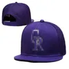 Rockieses-CR letter Baseball Caps sportbeen Hiphop gorras botten Mannen Vrouwen Verstelbare Snapback Hoeden