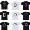 and 100% Cotton Loose Summer Shark Monkey Breathable High Street Trend T-shirt Cartoon Lettering Short Sleeves M-2xl Bathing Ape