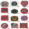 Us Belts Fashion Fiftles American Flags Eagle Men Belt Burchles Vintage Skull Cross Star Bandbuckle Beltbuckle Lt350