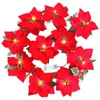 Strings Christmas Fake Flower Garland Hanging Festival Theme Plastic Rattan Decoration Multifunctional Indoor Outdoor Party Decor