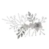 Hair Clips 2023 Po Matching Jewelry Wedding Dress Comb Handmade Soft Pottery Flower Pearl Hairpin Bridal Headdress Accessories