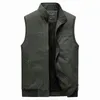 Mäns västar Autumn Winter Men last Waistcoat Fleece Thicken Håll varma avslappnade utomhus campingsport som kör tvätt ärmlös västrock 231113