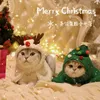 Abbigliamento per cani Natale Inverno Pet Gatto Cane Costume Cosplay Alce Mantello Costumi per cani Cani di taglia piccola e media Carino Natale Gatto Vestiti Costume Regalo 231114