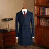 Vestes d'hiver pour hommes, manteau en laine, Double boutonnage, robe à revers, dîner de mariage, personnalisé, veste cintrée pour hommes, 231113