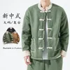 Abbigliamento etnico Abito tradizionale cinese Retro Hanfu Plus Cappotto da uomo in cashmere Giacca invernale in stile cinese Tang Taglia unica in pelliccia