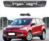 Modifierade racinggrillar med bokstavsled ABS Grill Mesh Raptor Grille Mask Trims Cover Fit for Ford Kuga Escape 2013 2014 2015