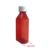 Empty 1000mg Vancity Labs Cannalean Infused Syrup Plastic Bottle Packaging Child proof Lids 3 Design sticker labels