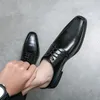 Zapatillas 2023 zapatos de hombres de negocios verano casual plano suave cuero resbalón medio cómodo mocasines de conducción diapositivas