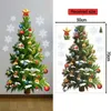 Muurstickers Kerstboom Muurstickers Glassticker Kerstboom Sneeuwvlok Raamsticker Kerstdecoratie voor thuis Wandornamenten Navidad 231113