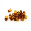 1 ml 2 ml 3 ml (1/4 5/8 dram) Amber mini glasflaska 1cc 2cc 3cc amber prov viage liten eterisk oljeflaska resor måste