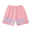 Short Rhude Mesh Mens Shorts Moda Casual Skateboard Hip Hop Beach Sweappants con Pocket Trackpant Tamaño 4XL 5XL