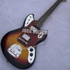 Custom Shop Jazzmaster Deluxe 3 Tone Sunburst Jaguar Guitarra elétrica Humbucker Pickups Red Pearl Pickguard Rosewood Fingerboard, Dot Inlay, Tremolo Bridge