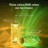 Night Lights 16 Colors LED Crystal Table Lamp Diamond Night Light Projector Rose Romantic Party Room Nightlight with RGB Controller SONG MAN Q231114