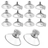 Hooks 12/9/6/3Pcs Clear Sucker Suction Cups Mushroom Head Strong Vacuum Suckers Hanger For Window Decoration Wedding Car Glass