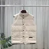 Designer Mens Down Vest Pocket Jackets Men Puffer Jacket Winter Jacket Vests Women Clothing Fashion Coat Ytterkläder för manlig storlek S-XL Bästa kvalitet.