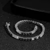 Beaded KNOBSPIN Black White All Moissanite Tennis Bracelets for Women Man Original s925 Sterling Silver Plated 18k White Gold BraceletL231114