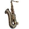 Japońska marka Tenor Saksofon T-901 T-WO1 Czarny Nickel Gold Sakso Tenor ustnik trzciny