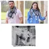 Halsdukar religiös arabisk vuxen keffiyeh huvudscarf jacquard mönster halsduk unisex multifunktionshuvud wrap cykling dammtät kerchief 9 stil yq231114