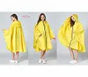 Raincoat's Stylish Waterproof Rain Poncho Impermeabile con stampa Coloful con cappuccio e cerniera 230413