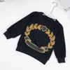 Bébé de luxe Survêtement automne enfants vêtements de marque enfants Ensemble deux pièces Taille 100-150 Logo imprimé sweat à capuche et jeans Nov10