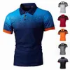 Herenpolo's Zomer Casual T-shirts Heren Poloshirts met korte mouwen Ademend Zakelijk Mode T-shirt Heren Golf Pullover Kleding